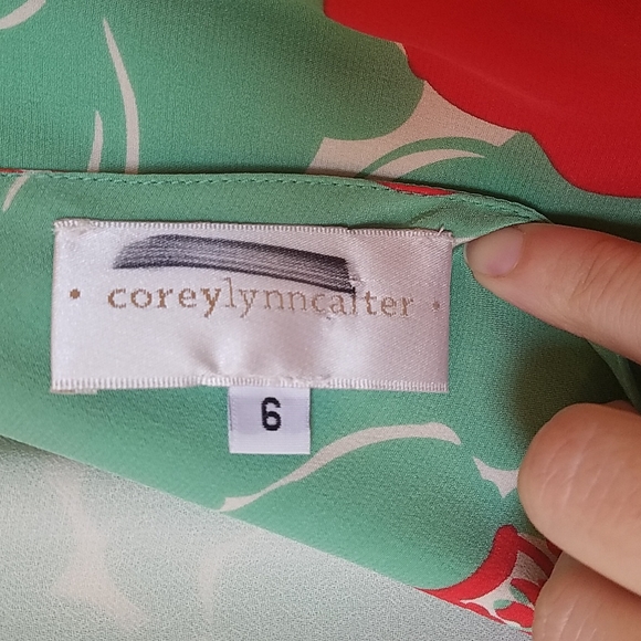 Anthro Rare Silk Backswept Dress by Corey Lynn Calter 6 NWOT - Picture 7 of 11